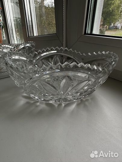 Хрустальная ваза / салатник