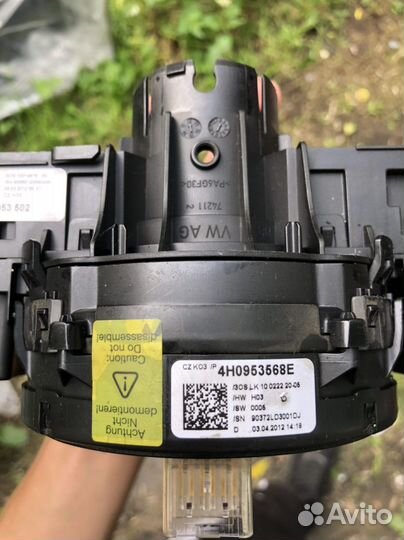 Подрулевой переключатель Ауди А6 С7 стрекоза