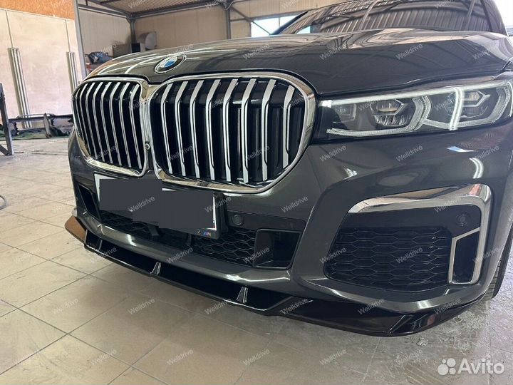 Сплиттер передний BMW 7 G11 G12 рест