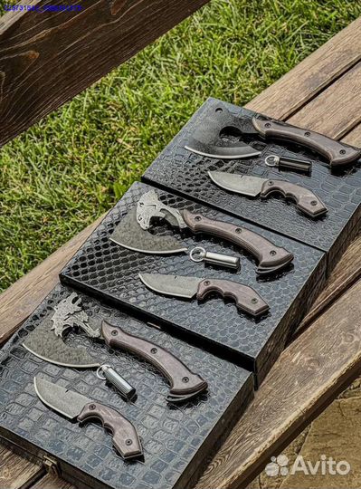 Топор нож подарочный футляр (Арт.37939)