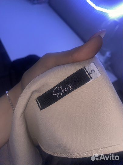 Платье женское бежевое