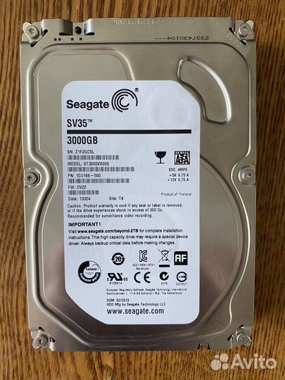 Жесткий диск seagate 3 Тб