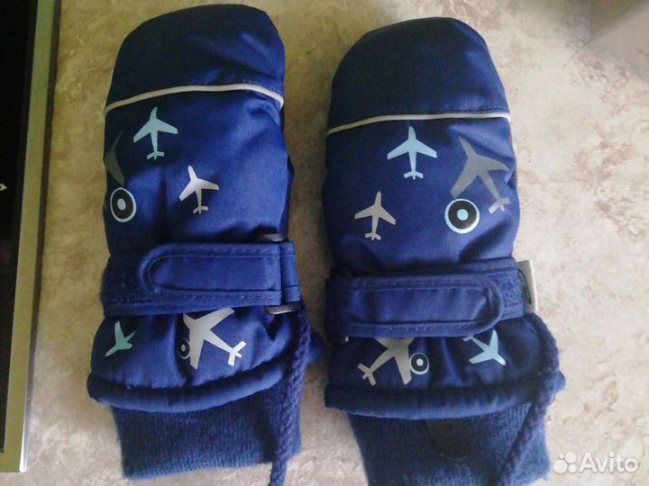 Варежки зимние детские
