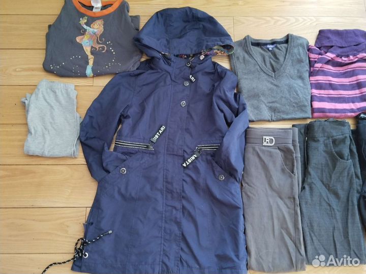 Вещи на девочку 128-146 см пакетом
