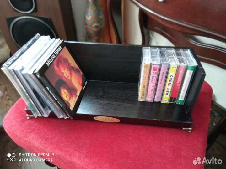 Подставка, полочка для аудиокассет, cd дисков
