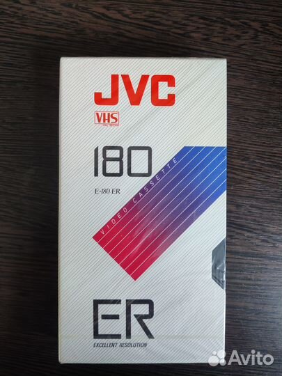Видеокассеты VHS новые JVC E-180 ER запечатанные