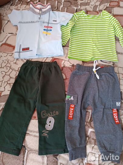 Детские вещи пакетом на мальчика 74; 80