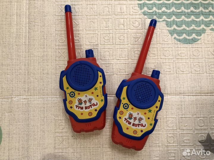 Рация для детей комплект 2 шт Три кота