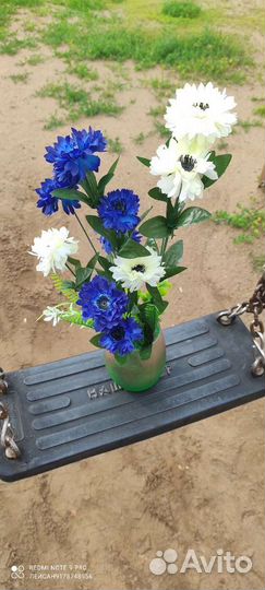 Букеты полевые цветы василёк