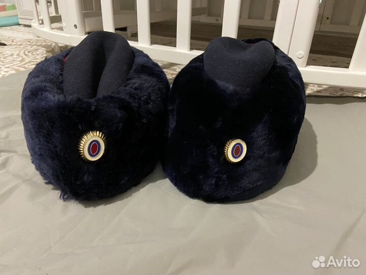 Женская меховая шапка мвд 55р-р