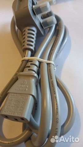 Кабель шнура питания 3-х контактный