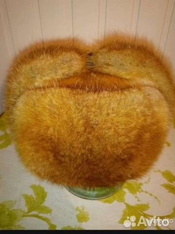 Мужская шапка из ондатры