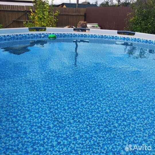 Сачок, щётка, химия, термометр, губки для бассейна