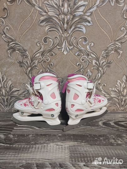 Коньки детские раздвижные 27-30