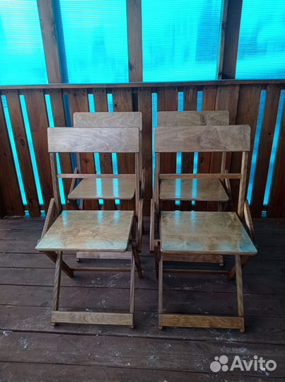 Стул складной деревянный