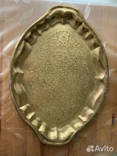 Бокалы металличечкие и поднос