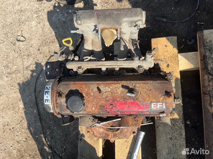 Двигатель Toyota Corolla Sprinter Starlet 2E-E