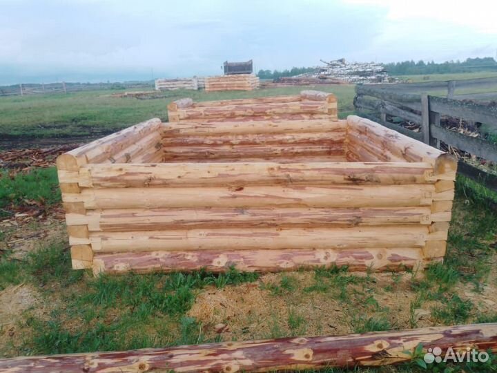 Сруб для бани 3х3 хвоя