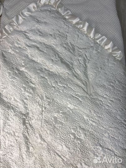 Конверт одеяло на выписку, в коляску