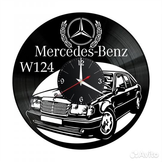 Mercedes W124 №9 часы из винила