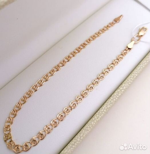 Браслет / размер 19 / 1,35г / Золото585