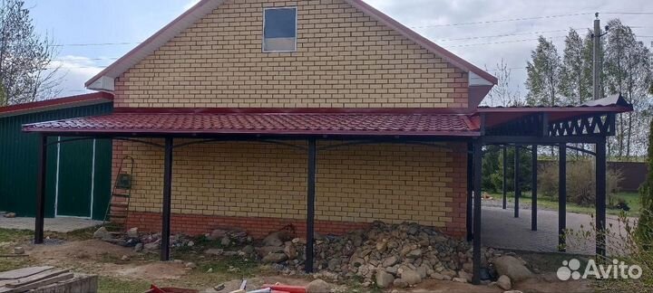 Навес металлический