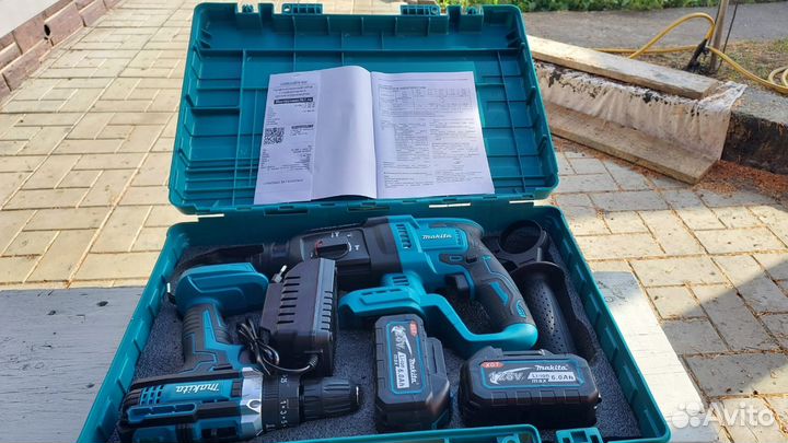 Перфоратор + шуруповёрт Makita