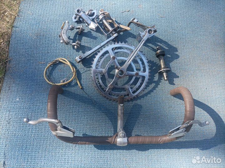 Вело запчасти, сидение ретро, багажник