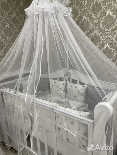 Бортики в детскую кроватку