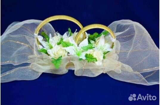 Кольца новые на свадебный автомобиль