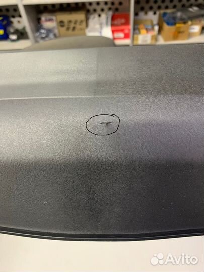 Накладка заднего бампера Solaris 2 седан