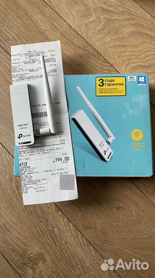 Wifi адаптер tp-link tl-722n