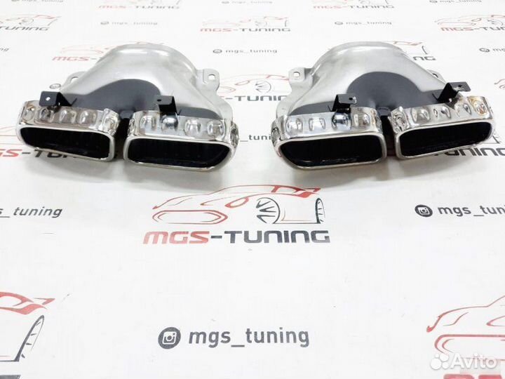 Насадки 63 AMG Chrome на Mercedes GLS-Class X167