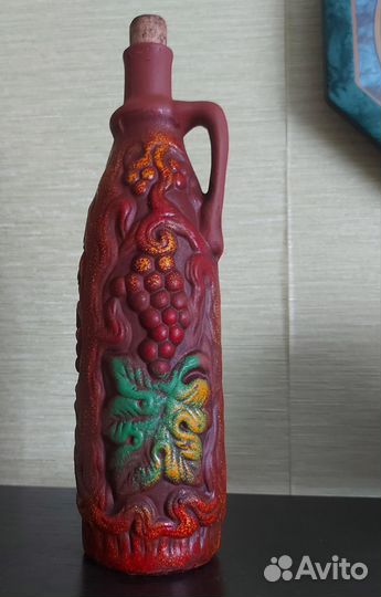 Бутылка керамическая