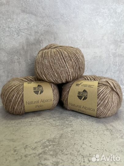 Пряжа Lana Grossa natural alpaca pelo