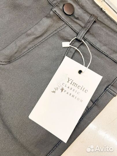 Кожаные леггинсы утепленные