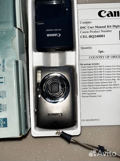 Фотоаппарат Canon digital ixus 900 TI