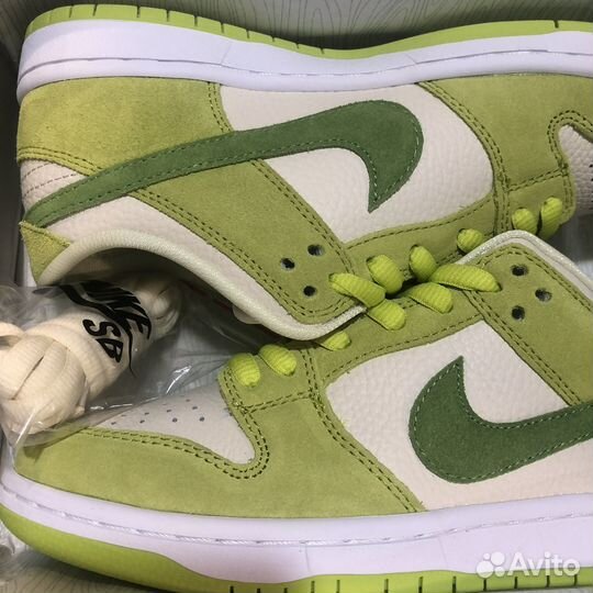 Nike SB Dunk Low Green Apple мужские и женские