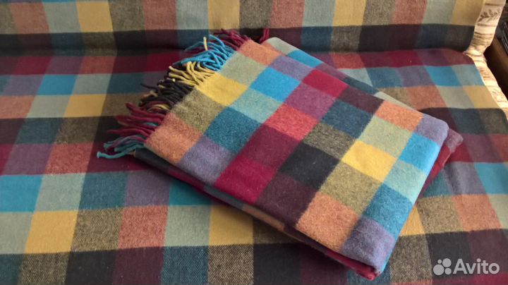 Плед IKEA 100 шерсть, 150x200 см