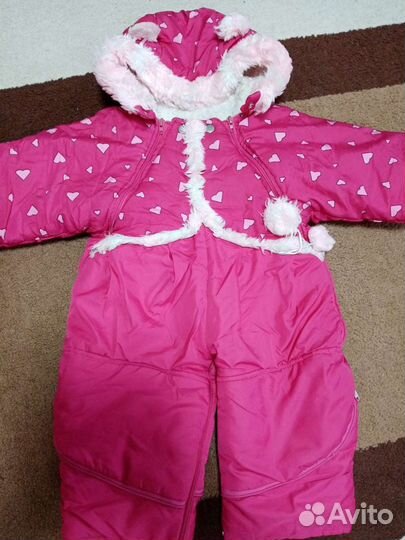 Зимний комбинезон для девочки