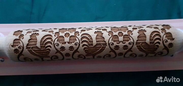 Скалка фигурная новая,для печенья,Россия