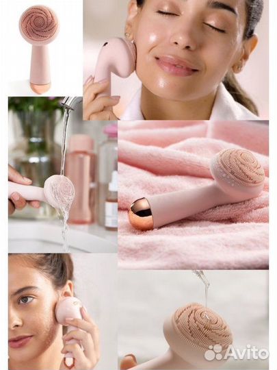 Щетка силиконовая электрический массажер