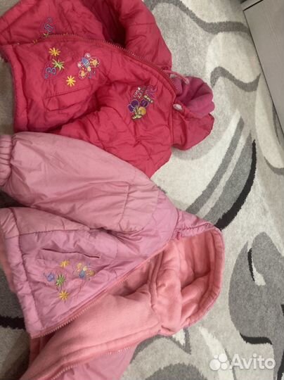 Детские вещи для двойни девочки пакетом