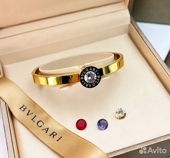 Браслет bvlgari со сменными камнями