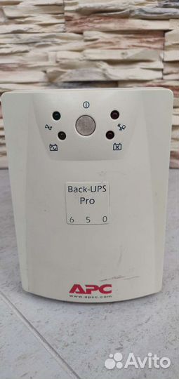 APC 650 Back UPS Pro с новым аккамулятором