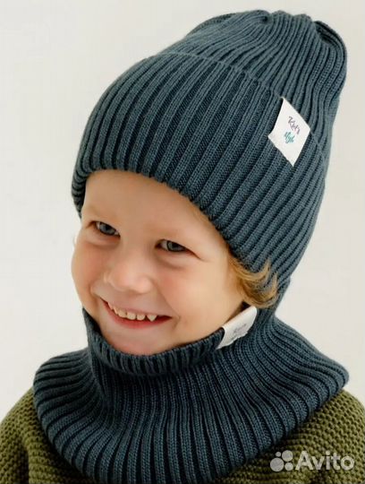 Комплект шапка и снуд
