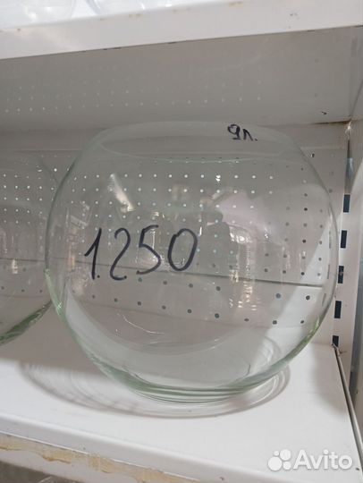 Круглые аквариумы и бокалы