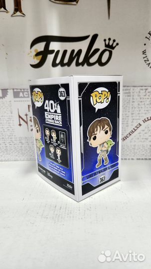 Фигурка Funko pop Luke Skywalker with Yoda 363