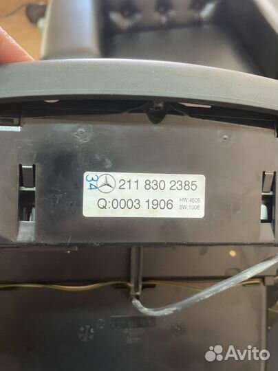 Блок управления климатом Mercedes W211