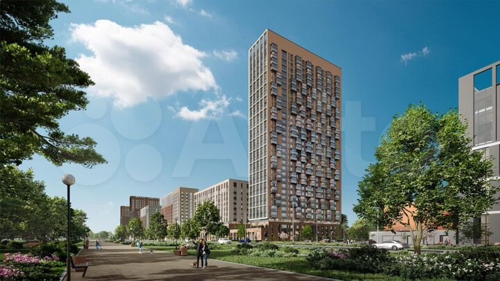 2-к. квартира, 50,1 м², 10/15 эт.